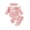 Pink, variant on RUINIXCW Daddy's Girl Outfit Newborn Baby Girl Hospital Coming Home Outfit Infant Baby Girls Spring Fall Winter Clothes Ribbed Long Sleeve Romper and Pants Headband Set
