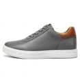 thumbnail image 3 of CMR CHAMARIPA Height Increasing Casual Shoes - Gray Leather Men's Shoes That Make You Taller 6CM / 2.36 Inches, 3 of 9