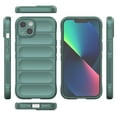 thumbnail image 6 of Fit for iPhone 13 Case, Anti-Scratch & Fingerprint, Microfiber Liner Shockproof Soft Gel Rubber Silicone Cover Drop Protection Liquid Silicone Grip Case For iPhone 13,Darkgreen, 6 of 6