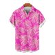 thumbnail image 2 of Mens Casual Manga Corta Botón Abajo Camisas Impresas Botón de Bolsillo Cuello Turndown Blusa Camisa para Verano Al Aire Libre Casual Diario, 2 of 6