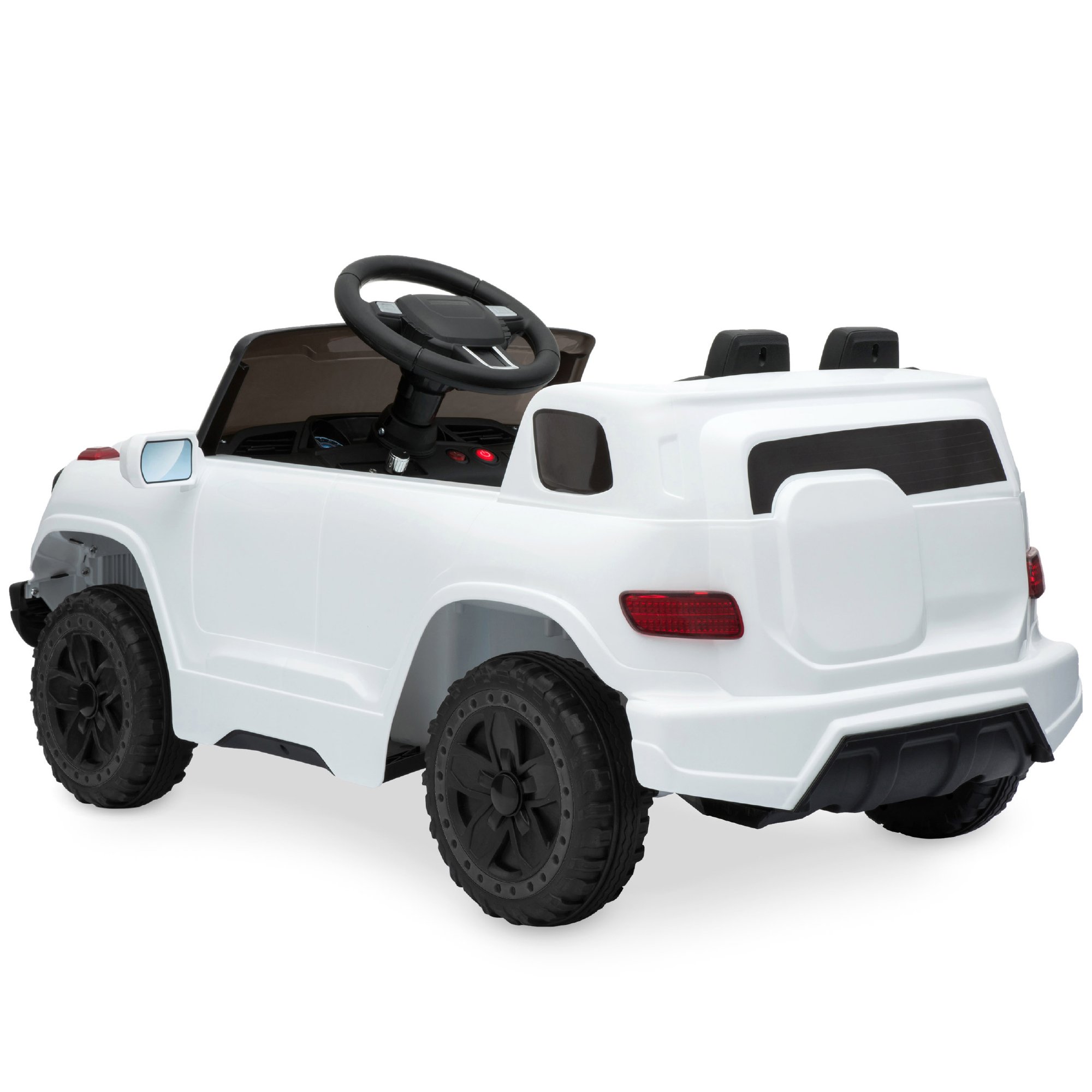 Best Choice Products 6V Ride On Car Truck w/ Parent Control, 3 Speeds, LED Lights, MP3 Player - White - image 4 of 7