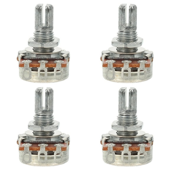 4pcs Guitar Potentiometer 500k Pot For Guitar Short Split Shaft Audio Pot Supply