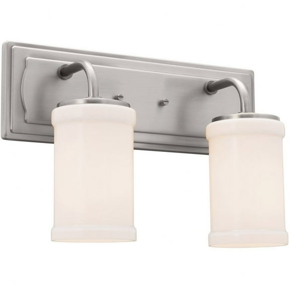 Vetivene 2-Light Bathroom Vanity Light in Classic Pewter