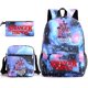 thumbnail image 1 of Stranger Things Backpack Three-piece Set Student School Bag Canvas Bag Y, 1 of 2