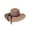 Brown& Black, variant on Wancir Straw Sun Hat for Women, Wide Brim UPF 50+ UV Protection Cap with Bow, Foldable Packable Floppy Beach Hat with Chin Strap