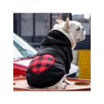 thumbnail image 1 of Valentine's Day 1pc Polyester Material Black Hoodie Sweater With Heart Pattern For Warmth Of Both Indoor And Outdoor Dogs And Cats Wearing, 1 of 5