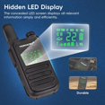 thumbnail image 4 of TIDRADIO TD-M11 Walkie Talkies Waterproof IP67 Long Range FRS Two-Way Radios, Frequency Copy, VOX, NOAA Emergency Weather Radio for Camping Hunting Gear, Black- 4 Pack, 4 of 9