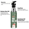 thumbnail image 3 of Yayeee 20oz Insulated Water Bottle Double Wall Stainless Steel with Flip Straw Lid, Christmas Santa, 3 of 7