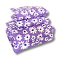 thumbnail image 4 of Juego de Sábanas Básica Rebeca Algodón Percal 200 Estampada Lilas Matrimonial, 4 of 8