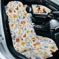 thumbnail image 3 of XYZCANDO Floral Pattern Non-Slip Sport Towel Seat Cushion for Travel Hiking, Easy Install Comfortable Car Seat Protector, 3 of 11