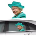 thumbnail image 3 of HUGFEGWE Queen Car Window Decal, Queen Car Window Cling, Queen Elizabeth Car Sticker, Funny Sticker Window Decal for Vehicles Automotive Stickers, Waterproof Car Decal Decoration CJB91-6974, 3 of 9