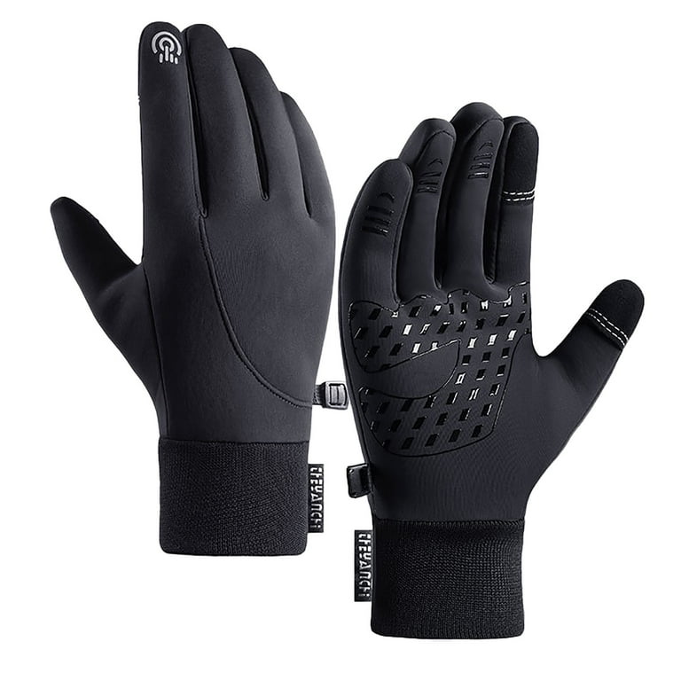 Tanhomme 2Pairs Running Gloves AntiSlip Gloves Lightweight Fleece
