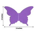 thumbnail image 4 of BalsaCircle 2 Metallic Purple 9 feet Hanging 3D Butterfly Paper Party Garlands Party Events Decorations Supplies, 4 of 8