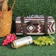 thumbnail image 3 of Tourbon Leather Picnic Blanket Carrier Strap for Camping and Travel, Brown, 3 of 9
