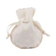 thumbnail image 1 of Bag Pouch Drawstring Gift Storage Packaging Small Organizer Ring Earrings Jewelry Case Pendants Storing Wdding Cream-colored, 1 of 7