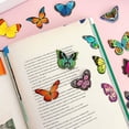 thumbnail image 3 of Wrapables Magnetic Butterfly Bookmarks, Page Marker, Foldable Butterfly Page Clips (Set of 30), 3 of 6