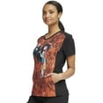 thumbnail image 7 of Tooniforms Scrubs Top For Women V-Neck Plus Size TF637, 4XL, Undying Love, 7 of 7