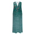 thumbnail image 4 of Puliio Summer Dresses for Women Sleeveless V Neck Floral Print Loose Casual Midi Dress with Pockets, 4 of 4