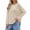 Khaki, variant on Long Sleeve Shirts for Women Lightweight Tunic Tops Side Split Womens Long Sleeve Shirts Oversized Fall Ribbed Side Slit Tops Casual Textured Loose Fit Sweaters Tees Blue Xxl