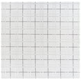 thumbnail image 2 of SAFAVIEH Machine Washable Rug Indoor/Outdoor Bermuda Collection - Bermuda Dawson Geometric Indoor/Outdoor Area Rug Ivory/Grey, 6'7" x 6'7" Square, 2 of 8