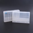 thumbnail image 1 of Portable Transparent Acrylic 20 Hole Drill Bits Box Plastic Display Container, 1 of 5