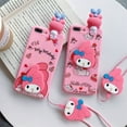 thumbnail image 2 of Hello Kitty Phone Case For Xiaomi Mi 11T Pro 10i 11i 10T 9 9T 8 6X 5X Note10 CC9 A3 A1 A2 Cartoon Strap Rope With Holder Cover tzw, 2 of 7