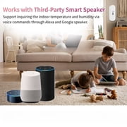 Smart Mini WiFi Bluetooth Temperature and Humidity Sensor Indoor Wireless Sensor with App Control