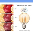 thumbnail image 6 of Ruiandsion E12 LED Bulb Warm White 100LM 110-130V 2200K 30000Hrs Long Life for Ambient Garden Bedroom,(Pack of 2), 6 of 10