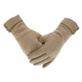 thumbnail image 2 of Winter Women Fashion Outdoor Cycling Thermal Touch Screen Full Finger Gloves, 2 of 8