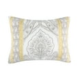 thumbnail image 7 of Levtex Home - St. Ives Quilt Set - Full/Queen Quilt + Two Standard Pillow Shams - Damask and Paisleys - Grey and Yellow - Quilt Size (88x92in.) and Pillow Sham Size (26x20in.) - Reversible, 7 of 7