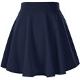 thumbnail image 3 of Women's Basic Flared Casual Mini Skate Skirt Versatile Stretchy, 3 of 8