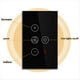 thumbnail image 1 of Interruptor de Luz de Ventilador Inteligente Tuya Zigbee Conexión de Red de EE. UU. Control de Aplicación Alexa/ Assistant Control de Voz Negro, 1 of 4