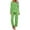 Green, variant on Lilgiuy Women's Printing Round Neck Short Sleeve Sleepshirt and Pants Sets Loungewear Pajamas With Pockets for Thanksgiving New Year