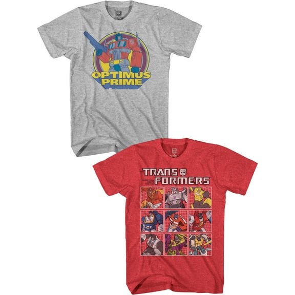 Transformers Boys Prime Matrix Graphic T-Shirts, 2-Pack, Sizes 4-18