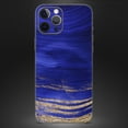 thumbnail image 4 of DesignSkinz Vivid Agate Vein Slice Blue V9 Full-Body Skin Decal Wrap Cover for iPhone 15 Pro Max, 4 of 9