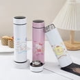 thumbnail image 4 of Venta al por mayor de fábrica de dibujos animados kt que rebota rosa led sanrio termo taza 304 taza de bebida de acero inoxidable hola gato, 4 of 4