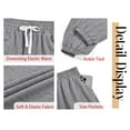 thumbnail image 5 of Fantaslook Casual Womens Sweatpants Lounge Travel Pants Elastic Waist Drawstring Joggers with Pockets Athletic Outfits, 5 of 9