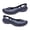 Dark Blue 39, variant on Women Shallow Clogs Slip-on Shoes with Arch Support Closed Toe Anti-Slip Sandals for Outdoor Beach Garden Daily Outings