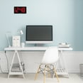 thumbnail image 4 of AcuRite 75099M 10-inch LED Digital Clock with Auto Dimming Brightness Red, 4 of 6