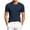 Dark Blue, variant on Men’s Athletic T-Shirt Breathable Mesh Short Sleeve Running Shirts Moisture-Wicking Lightweight, with Pocket Crew Neck Tops Orange Size 3XL