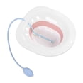 thumbnail image 1 of Sitz Bath Squat Free Sitz Bath Postpartum Toilet Bath Toilet Bath Squat Free Reduce Pain Spill Proof Water Massage Foldable Sitz Bath With Flusher For Postpartum Pink With Flusher, 1 of 8