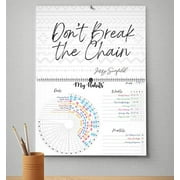 FeroniArt Habit Tracker Inserts 8 x 10 Planners & Appointment Book, 30 Pages, 30 Count Pack