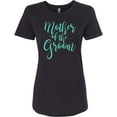 thumbnail image 3 of Inktastic Wedding Mother of the Groom in Teal Women's T-Shirt, 3 of 5