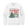thumbnail image 2 of It's the Most Wonderful Time Christmas Sweatshirt, Vintage Retro Holiday Shirt, 2 of 4