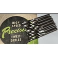 thumbnail image 2 of FABLE- #9 (.1960") Screw Machine Drill Bits 135Â° Split Point Hss Precision Pack Of 6, 2 of 4