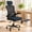 Starry Blue, variant on Pinmoco Ergonomic Office Chair with Footrest, High Back Mesh Desk Chair with Flip-up Arms and Lumbar Support, Black Mesh