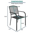 thumbnail image 3 of Mondawe Steel Mesh Chair Patio Dining Chair, 3 of 7