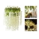 thumbnail image 4 of Guirnalda de glicina artificial 12x Sunnimix Blanco Guirnalda de vid de seda, 4 of 8