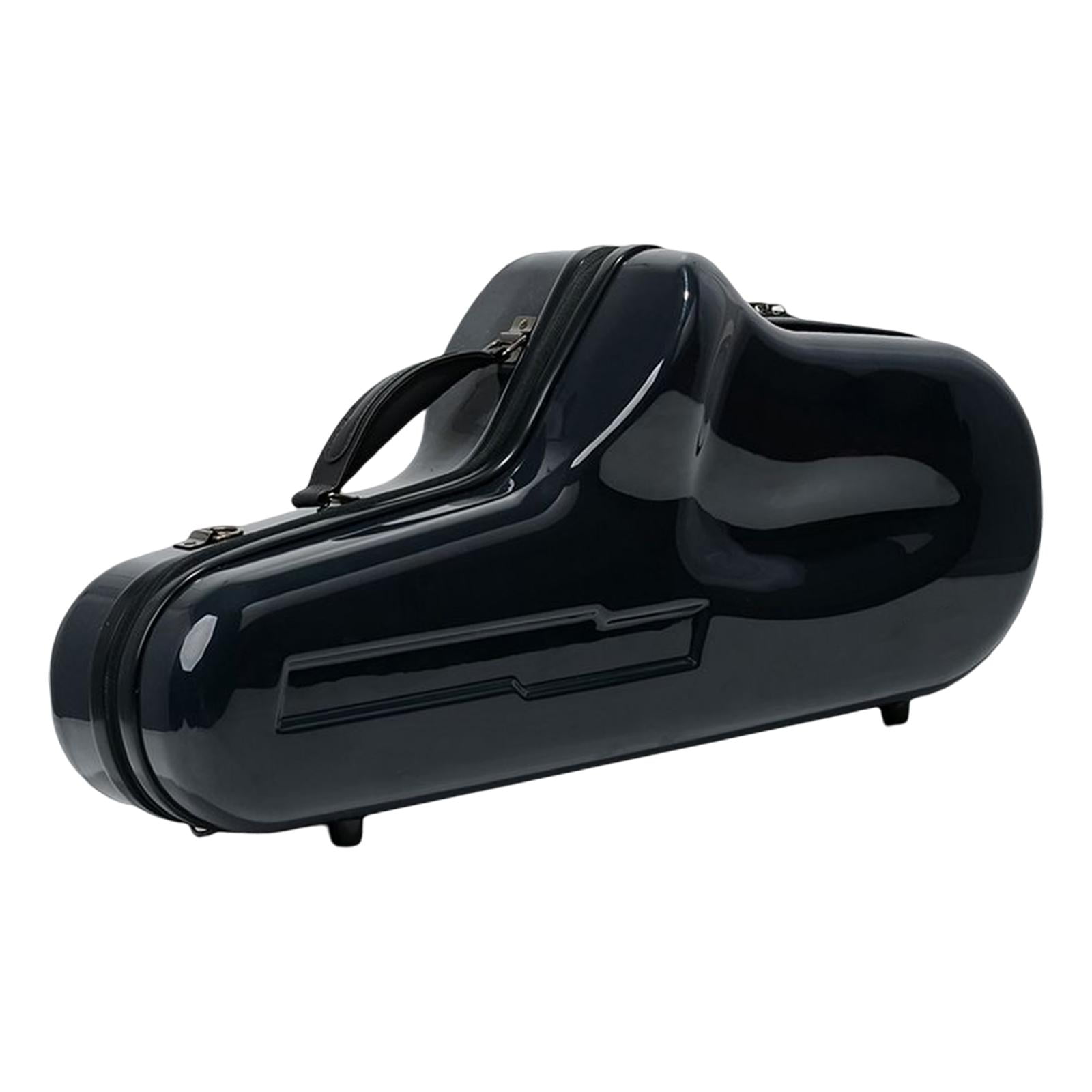 Saxophone Carry Hard Case with Password Lock Travel Backpack Waterproof Shockproof for E Flat