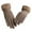 Coffee, variant on qolati Knit Gloves for Women Winter Faux Fur Warm Driving Gloves Soft Touchscreen Texting Gloves Windproof Gloves Cold Weather Gift Thermal Elastic Mittens